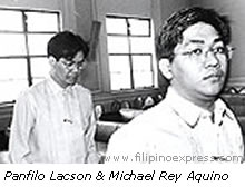 Panfilo Lacson and Michael Rey Aquino