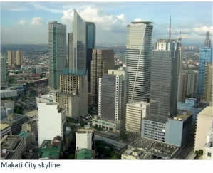 Makati City skyline