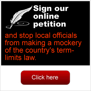 Stop local officials from making a mockery of the country's term- limits law