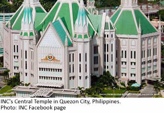 INC's Central Temple in Quezon City, Philippines