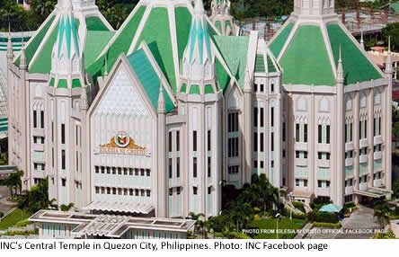 INC's Central Temple in Quezon City, Philippines