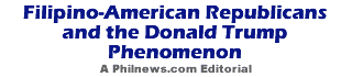 Filipino-American Republicans and the Donald Trump Phenomenon