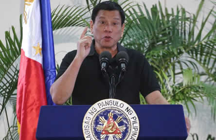 Philippine President Rodrigo Duterte tells Obama to 'go to hell'
