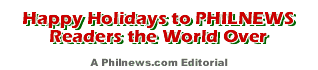 Happy Holidays to PHILNEWS Readers the World Over