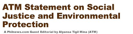 ATM Statement on Social Justice and Environmental Protection