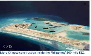 More Chinese construction inside the Philippines' 200-mile EEZ