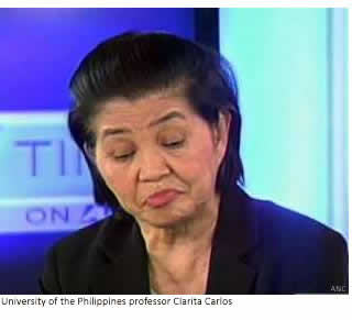 University of the Philippines professor Clarita Carlos